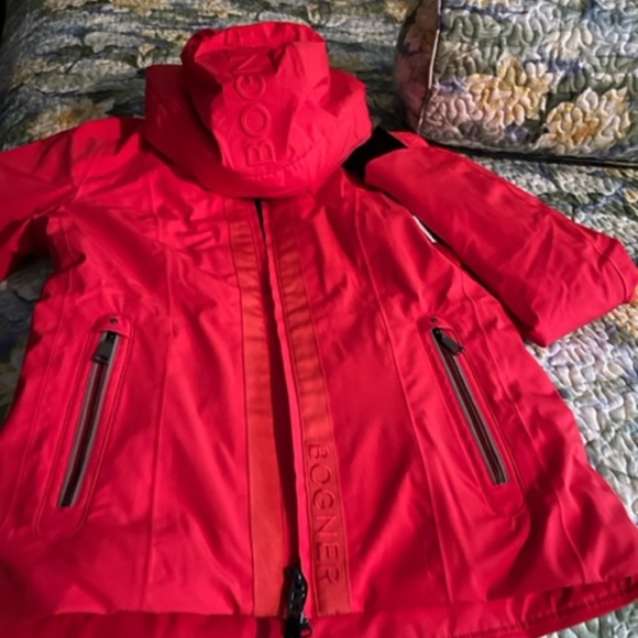 Bogner Ski Parka, Size 6, Red - Picture 2 of 7